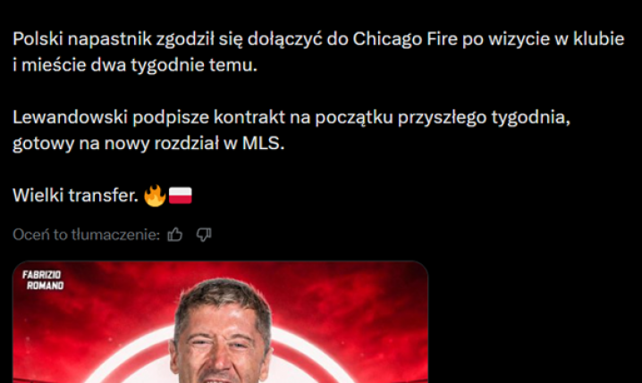 HERE WE GO! Robert Lewandowski ma NOWY KLUB!